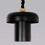 Подвесной светильник с черным металлическим плафоном Capability варинант исполнения - 2 | Loft Concept в Екатеринбурге