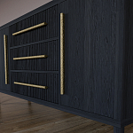 Буфет Primo с тремя ящиками и двумя фасадами Черный дуб варинант исполнения - 7 | Loft Concept в Екатеринбурге