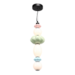 Подвесной светильник фигурный с керамическими элементами 24W LED Fragrant Light варинант исполнения - 4 | Loft Concept в Екатеринбурге