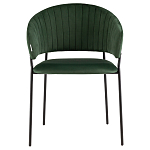 Стул в велюре зеленого цвета Horizon варинант исполнения - 2 | Loft Concept в Екатеринбурге