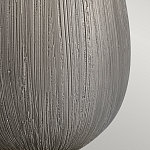 Настольная лампа с белым цилиндрическим абажуром и серебристым овальным основанием Quintiesse варинант исполнения - 4 | Loft Concept в Екатеринбурге