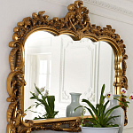 Зеркало настенное в ажурной раме в стиле барокко Ornate Ornaments варинант исполнения - 1 | Loft Concept в Екатеринбурге