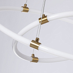 Люстра подвесная с двумя пересекающимися белыми светодиоидными кольцами Luke Lampco Tracer Lamp варинант исполнения - 4 | Loft Concept в Екатеринбурге