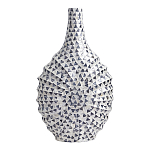 Ваза с инкрустацией Dark Blue Triangle варинант исполнения - 1 | Loft Concept в Екатеринбурге