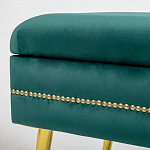 Мягкая банкетка с зоной для хранения Casket Green варинант исполнения - 2 | Loft Concept в Екатеринбурге