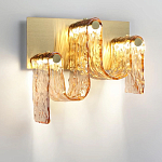 Бра волнистой формы из фактурного стекла Big Wave варинант исполнения - 6 | Loft Concept в Екатеринбурге