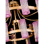 Люстра двухъярусная круглая с текстурными цилиндрическими плафонами Glimpse варинант исполнения - 4 | Loft Concept в Екатеринбурге