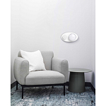 Бра овальной формы белого цвета с 2-мя лампами Lunar Pebbles варинант исполнения - 8 | Loft Concept в Екатеринбурге