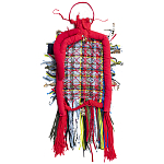 Настенный ковер разноцветный из одежды Heart варинант исполнения - 1 | Loft Concept в Екатеринбурге