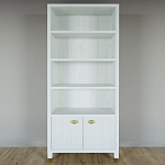 Книжный Стеллаж Elsa Dreams White с задней стенкой варинант исполнения - 5 | Loft Concept в Екатеринбурге