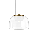 Подвесной светильник с куполообразным прозрачным стеклянным плафоном Grada Light варинант исполнения - 1 | Loft Concept в Екатеринбурге