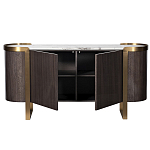 Комод  округлой формы с дверцами Chest of Precious Breed варинант исполнения - 1 | Loft Concept в Екатеринбурге