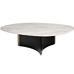 Стол журнальный овальный с контрастным основанием Subsequence варинант исполнения - 1 | Loft Concept в Екатеринбурге