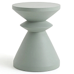 Светло-серый приставной столик из массива AMORPHOUS варинант исполнения - 1 | Loft Concept в Екатеринбурге