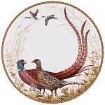Тарелка закусочная из фарфора с изображением животных Hunting Porcelain Collection варинант исполнения - 1 | Loft Concept в Екатеринбурге