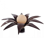 Настольная лампа черная INDONESIAN LAMPS варинант исполнения - 1 | Loft Concept в Екатеринбурге