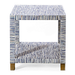 Тумба Прикроватная Snartoon Bone Inlay Bedside Cabinet варинант исполнения - 3 | Loft Concept в Екатеринбурге