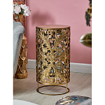 Столик приставной с цветочной резной фактурой Madagascar варинант исполнения - 5 | Loft Concept в Екатеринбурге