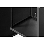 Полка навесная открытая цвета графит Strict Lines  варинант исполнения - 7 | Loft Concept в Екатеринбурге