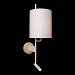 Бра с цилиндрическим тканевым абажуром и регулируемым спотом Pure Cylinder варинант исполнения - 1 | Loft Concept в Екатеринбурге