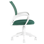 Офисное кресло с основанием из белого пластика Desk chairs Green варинант исполнения - 3 | Loft Concept в Екатеринбурге