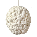Светильник вязаный из шерсти Wool Oval варинант исполнения - 3 | Loft Concept в Екатеринбурге