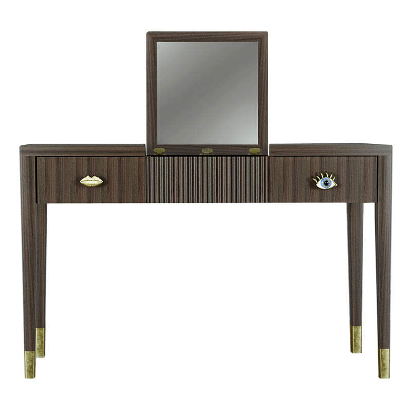 Туалетный стол - Трельяж Elsa Dreams Walnut 120 см Орех Туалетный стол - Трельяж Elsa Dreams Walnut 120 см Орех в Екатеринбурге | Loft Concept