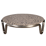 Стол журнальный круглый с узором Table Hypontic Pattern варинант исполнения - 1 | Loft Concept в Екатеринбурге