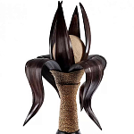 Настольная лампа черная INDONESIAN LAMPS 1 варинант исполнения - 2 | Loft Concept в Екатеринбурге