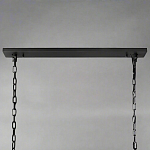 Люстра с черным каркасом и абажуром из прямоугольных мраморных панелей Calling to Shine варинант исполнения - 1 | Loft Concept в Екатеринбурге