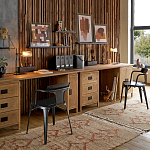 Настольная лампа с плафоном из перфорированного металла Elledge Table Lamp варинант исполнения - 4 | Loft Concept в Екатеринбурге