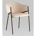 Стул Brace велюр молочный варинант исполнения - 1 | Loft Concept в Екатеринбурге