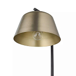 Торшер на изогнутом основании в сочетании черного и золотистого цвета Stable Base варинант исполнения - 3 | Loft Concept в Екатеринбурге