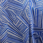 Мебельная ткань Жаккард синий принт 140 см T2-132 варинант исполнения - 2 | Loft Concept в Екатеринбурге