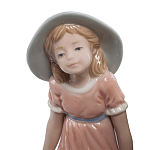 Статуэтка фарфоровая Девушка и маленькая девочка с цветами Charming Statuette варинант исполнения - 2 | Loft Concept в Екатеринбурге