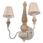 Бра с двумя конусовидными тканевыми абажурами Neighborhood варинант исполнения - 3 | Loft Concept в Екатеринбурге