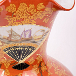 Ваза красного цвета с рисунком Chinoiserie Ceramics варинант исполнения - 2 | Loft Concept в Екатеринбурге