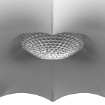 Подвесной светильник с белым фигурным абажуром и мягкими волнистыми краями Cloud Motion  варинант исполнения - 13 | Loft Concept в Екатеринбурге