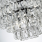 Люстра с хрустальными подвесками в виде капель Antoine Crystal Drops Chrome Chandelier 9 варинант исполнения - 4 | Loft Concept в Екатеринбурге