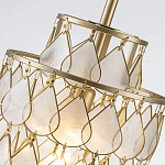 Подвесной светильник с декором из натуральной морской ракушки Iridescent Light варинант исполнения - 5 | Loft Concept в Екатеринбурге