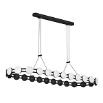 Люстра овальная с круглыми светодиодными источниками света Maxine Light варинант исполнения - 9 | Loft Concept в Екатеринбурге