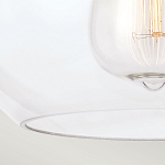 Потолочный светильник с шарообразным плафоном из прозрачного стекла Feiss варинант исполнения - 4 | Loft Concept в Екатеринбурге