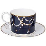 Чайный набор из фарфора с изображением лошадей на 6 персон 12 предметов Porcelain Horse Set варинант исполнения - 2 | Loft Concept в Екатеринбурге