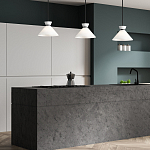 Подвесной светильник с белым стеклянным конусным плафоном Alora Mood варинант исполнения - 7 | Loft Concept в Екатеринбурге