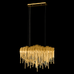 Люстра подвесная с металлическими цепочками и изогнутыми металлическими дугами 72 см Atlantis Chain варинант исполнения - 13 | Loft Concept в Екатеринбурге