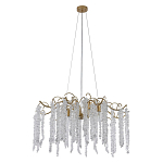 Люстра c подвесками из прозрачного хрусталя Диаметр 85 см FAIRYTREE Light варинант исполнения - 2 | Loft Concept в Екатеринбурге