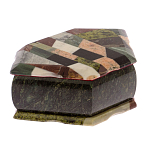 Шкатулка для украшений с мозаикой из натуральных камней Stone Casket варинант исполнения - 2 | Loft Concept в Екатеринбурге