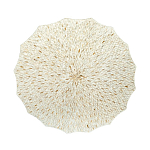 Стол кофейный с отделкой раковинами устриц Coastal Charm варинант исполнения - 3 | Loft Concept в Екатеринбурге