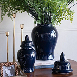 Ваза с крышкой однотонная Высота 48 см Chinoiserie Ceramics варинант исполнения - 5 | Loft Concept в Екатеринбурге