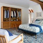 Двуспальная кровать с мягким изголовьем Daniel Bed варинант исполнения - 6 | Loft Concept в Екатеринбурге